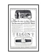 1924 Elgin National Watch Company Vintage Print Ad Stars Observatory Wal... - £9.06 GBP