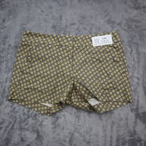 J Crew Shorts Womens 0 Yellow Polka Dots Low Rise Casual Chino Pants Sty... - £14.38 GBP