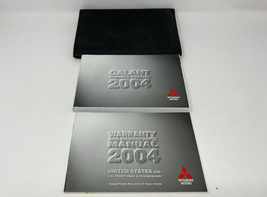 2004 Mitsubishi Galant Owners Manual Handbook Set with Case OEM I01B02014 - $49.49