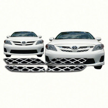 FITS 2011-2013 Toyota Corolla L / LE / S # GI/104 Chrome Plastic Grille Insert - £55.96 GBP