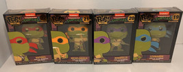 Lot Set of 4 TMNT Funko Pop PINS Teenage Mutant Ninja Turtles - £33.08 GBP