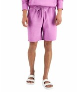 Sun + Stone Men&#39;s Regular-Fit Garment-Dyed 8&quot; Fleece Shorts in First Blo... - £15.68 GBP