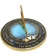 NauticalMart Brass Sundial Grow Old Along w/Me 10&quot; Large Unique Wedding ... - $1,686.95 MXN
