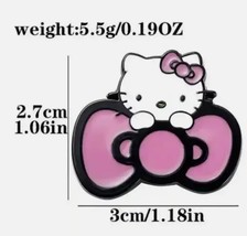 Hello Kitty Style 1” Enamel Pin - Lapel Pin Cat Anime Kawaii Cartoon Cut... - $5.50