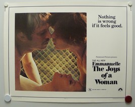 The All New Emmanuelle The Joys Of A Women* 1975 Sylvia Kristel-Poster - £27.58 GBP