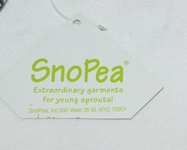 Snopea 3 Piece Outfit Vest Shirt Pants Black White Velour Size 9 Months image 10