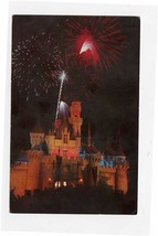 Disneyland Castle Fantasy in the Sky Postcard D-21 - £9.49 GBP