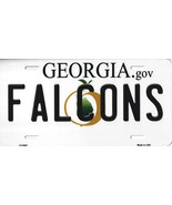 Falcons Georgia State Background Metal License Plate Tag (Falcons) - £11.95 GBP