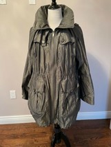NWOT BURBERRY LONDON Silver Gray Anorak Unlined Size 12 - $355.41