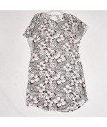 Buc-ee&#39;s Logo Swim Coverup Grey &amp; White Floral Size S/M - $24.79 CAD