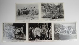 1958 Viking Women And The Sea Serpent 8x10 B&amp;W Promo Photo Lot of 5 Vintage - £39.10 GBP