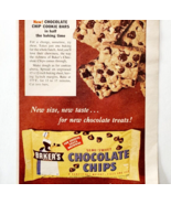 1955 Baker&#39;s Semi Sweet Chocolate Chips Advertisement Vintage Baking DWF12 - $378.90 MXN
