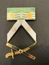 Lions Club Pin Chateauguay Quebec Canada District A-8 - £7.70 GBP