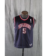 New Jersey Nets Jersey (Retro) - Jason Kidd # 5 by Reebok - Youth Large - $66.72 CAD