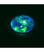 Natural Ethiopia Blue Fire Opal Oval Shape Loose Cabochon For Jewelry Ma... - $46.99