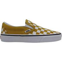 Vans Unisex Adult Classic Checkerboard Sneakers Size M5.5/W7 Color Yellow/White - £77.13 GBP