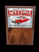 Vintage Speedway Spectacular Car Show Plaque Daytona Florida 1997 - $18.00