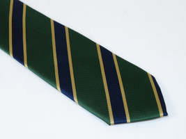 Mens Narrow Tie/Hankie Set Microfiber Silky Vito Rofolo VTR-99 Hunter Green image 3