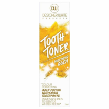 Designer White Tooth Toner Whitening Toothpaste 75mL Gold - £55.68 GBP