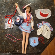 Vtg Mitzi Doll Ideal Nautical Shirt Skirt Dress Purse Anchor Sailing Sailor - £98.25 GBP