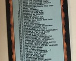 Goonies 1985 Trading Card  #86 Checklist - $2.48