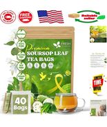 Relaxing Herbal Soursop Tea Bags - 40 Count, Caffeine-Free &amp; Gluten-Free - $368.14 MXN
