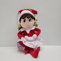 Elf on the Shelf Plushee Pals Christmas Plush Girl Doll Skirt Blue Eyes - New! - £14.14 GBP