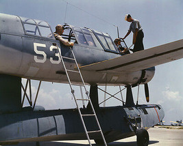 US Naval aviation cadets training at Corpus Christi NAS Texas 1942 Photo Print - £6.58 GBP+