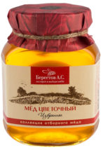 HONEY ALTAY FLOWER BERESTOV 500g in Glass Jar NO GMO Made Russia RF МЁД ... - $21.77