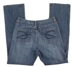 CHICO&#39;S Womens Jeans Size 0 &quot;FACET SH JEAN&quot; Blue Stretch - £10.99 GBP