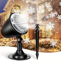 Christmas Laser Projector Light,LED Snow Light, Blizzard Projection,Waterproof - £15.16 GBP