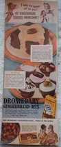 Dromedary Gingerbread Mix WWII Magazine Print Advertisements Art 1940s - £4.77 GBP