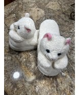 Terry Cloth Cat Slippers Women’s Size 7/8 Medium Slides Kitty Mom House ... - $38.58 CAD