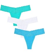 3 Pack Lace Thongs for Women Thong Underwear Women Lace Panties Thin T B... - $17.63 CAD