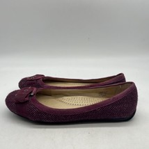 LL Bean Women’s Slip On Flat Shoes Maroon Size 8  - £14.59 GBP