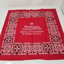 Bandana Washington University School of Engineering Applied Science Red - £12.11 GBP