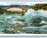 Whirlpool Rapids Grand Trunk Bridge Niagara Falls New York NY UNP WB Pos... - $2.92
