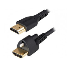 Startech.Com HDMM1MLS 1M/3FT Hdmi Cable With Locking Screw 4K - £31.78 GBP