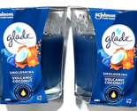2 Glade Smoldering Volcanic Coconut Fragrance Infused Essential Oils Can... - £19.22 GBP