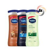 6x Bottles Vaseline Variety Scent Dry Skin Body Lotion | 400ml | Mix &amp; M... - $42.19