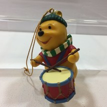 Vintage Groiler Disney Winnie Pooh Bear Drummer Boy Christmas Ornament Holiday - £27.64 GBP