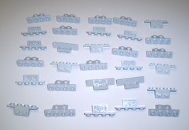 30 Used Lego Medium Stone 1 x 2 - 1 x 4 Brackets 2436 - $9.95