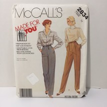 McCall&#39;s 2834 Size 14 Misses&#39; Pants - $12.86