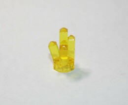 MVS Clear Crystal Yellow Piece Toys Minifigures - $1.50