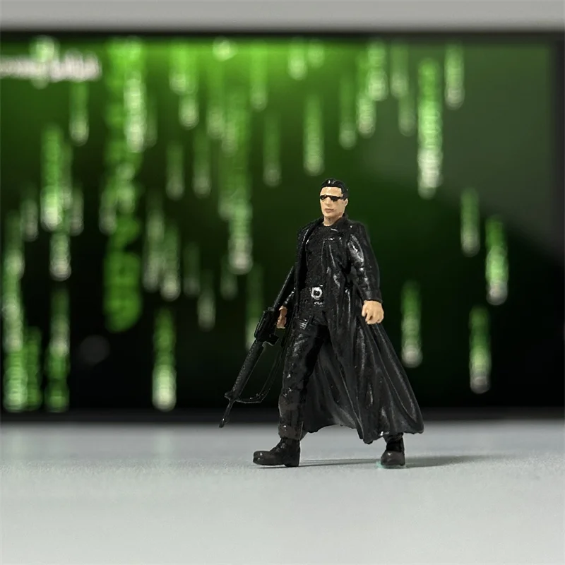 Classic 1/64 Scale Resin Model The Matrix Neo Figure Diecast Alloy Car Scene - £23.77 GBP+