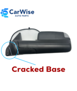 2013-2018 Dodge RAM 2500 3500 Black Tow Mirror Heated Left Driver Side OEM - $1,668.99 MXN