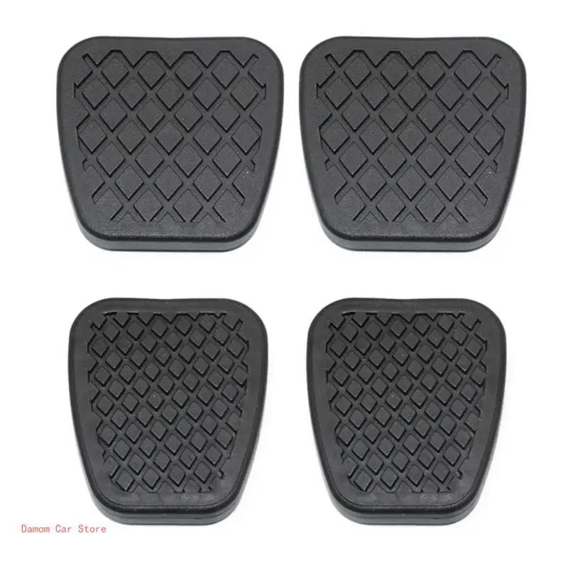 2Pcs Car Rubber Clutch-Brake Foot Pedal Pads Covers For Civic Siming - $7.93