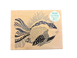 Judi Kins 9587J Large Tropical Fish Rubber Stamp 4 by 5.5 Inch Unused Judikins - $20.43