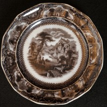 Staffordshire Transferware Plate T Walker Savoy Pattern 19th Century - £43.40 GBP