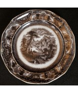 Staffordshire Transferware Plate T Walker Savoy Pattern 19th Century - £43.00 GBP